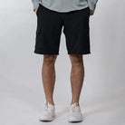 Black Clawear Men's Kuno convertible cargo pants with multiple pockets and adjustable features, designed for versatile comfort.