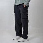 Clawear men's Kuno convertible cargo pants in gray, featuring multiple pockets and adjustable hems for versatile wear.