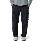 Black Clawear Kuno convertible cargo pants for men, featuring multiple pockets and adjustable features for versatile wear.