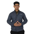 Clawear Men’s Manas Utility Full Sleeve Jacket - Grey / S - Wind Jacket