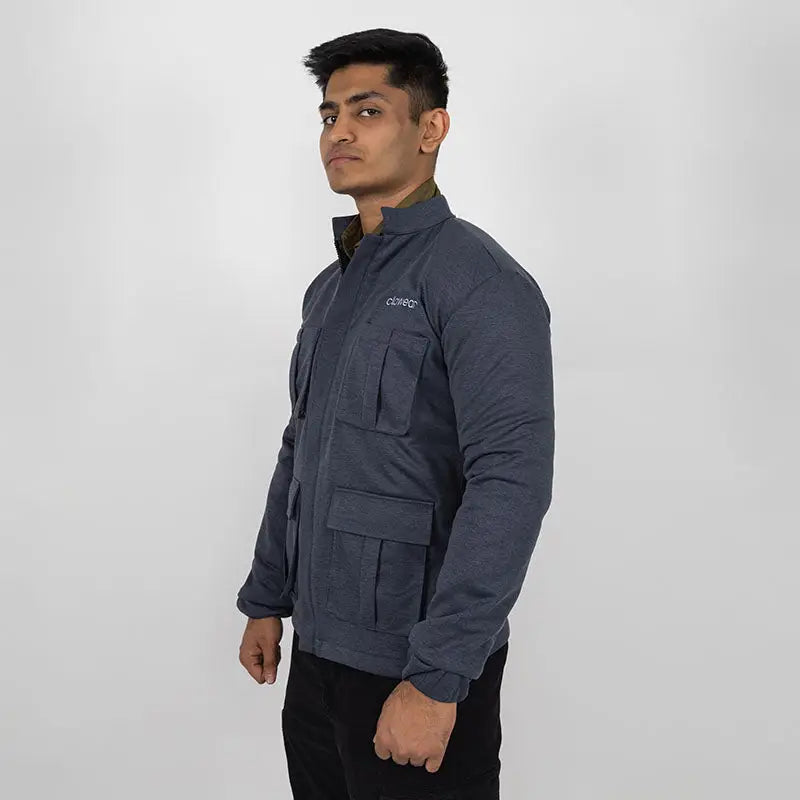 Clawear Men’s Manas Utility Full Sleeve Jacket - Wind Jacket