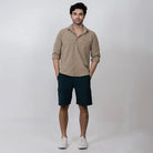 Green Clawear Men's Mara Cargo Shorts with multiple pockets, casual fit, and durable fabric, perfect for outdoor and everyday wear.
