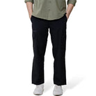 Clawear men's Masai cargo pants in black, featuring multiple pockets and a relaxed fit, made from durable fabric.