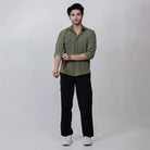 Black Clawear Men's Masai Cargo Pants with multiple pockets, relaxed fit, and durable fabric, ideal for casual and outdoor wear.