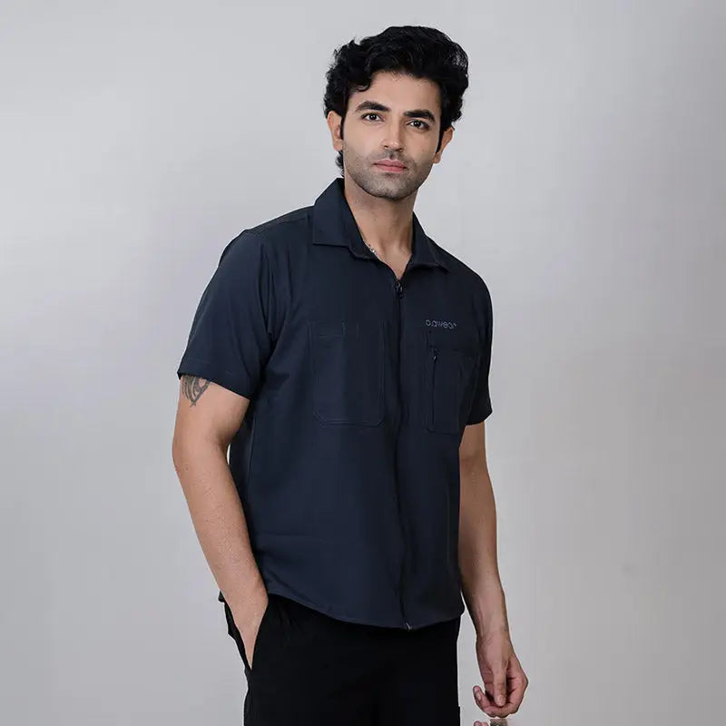 Clawear Men’s Nicobar Airvent Half Sleeve Shirt - Shirt