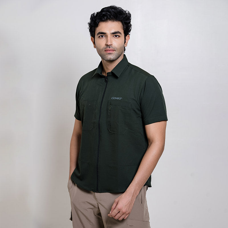 Clawear Men’s Nicobar Airvent Half Sleeve Shirt - Shirt