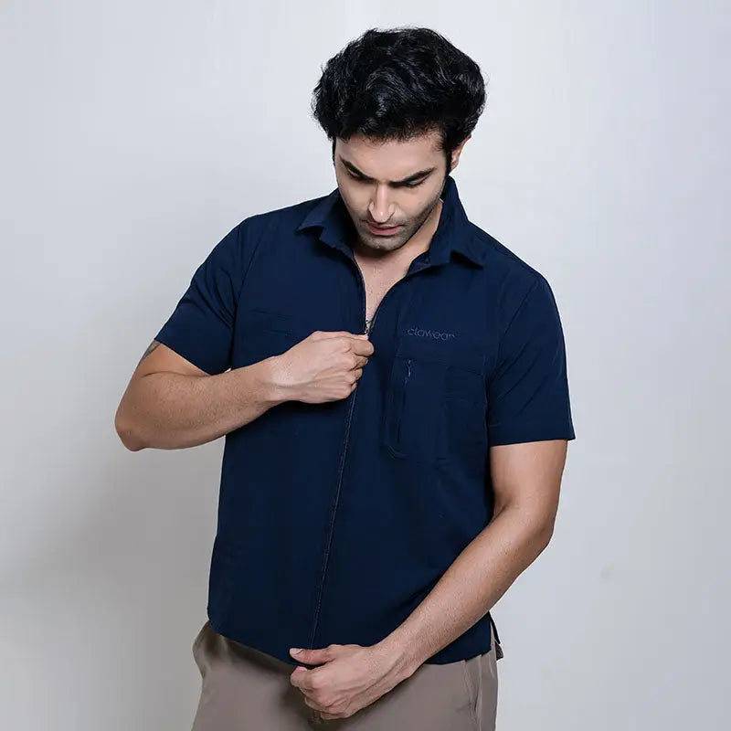 Clawear Men’s Nicobar Airvent Half Sleeve Shirt - Shirt