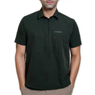 Clawear Men’s Nicobar Airvent Half Sleeve Shirt - Green / S - Shirt