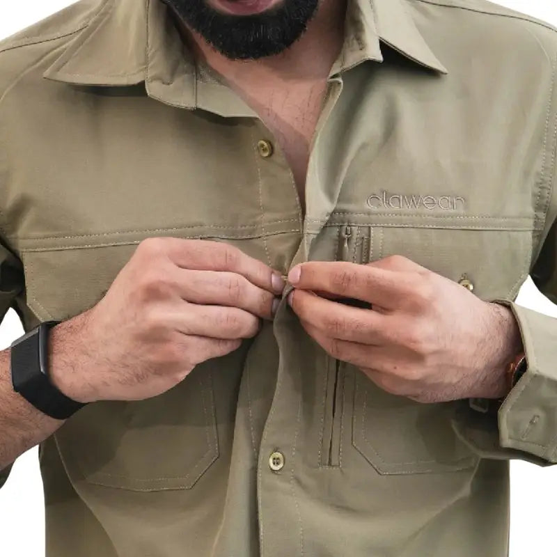 Clawear Men’s Nilgiris Full Sleeves Airvent Shirt - Shirt