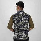 Clawear Men’s Sariska Quilted Camo Half Jacket - Vest Jacket