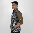 Clawear Men’s Sariska Quilted Camo Half Jacket - Vest Jacket