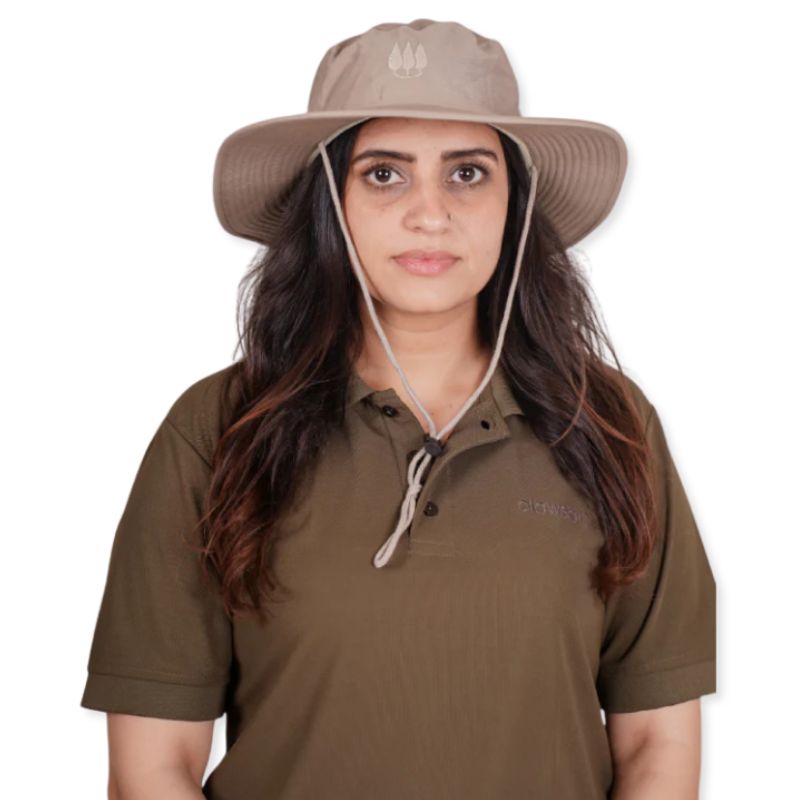 Clawear Unisex Mahogany Panama Hats - Beige - Headwear