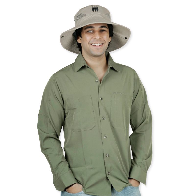 Clawear Unisex Mahogany Sun Hat - Beige - Headwear