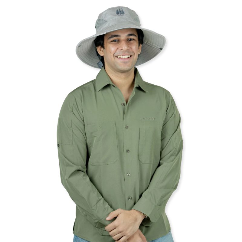 Clawear Unisex Mahogany Sun Hat - Grey - Headwear