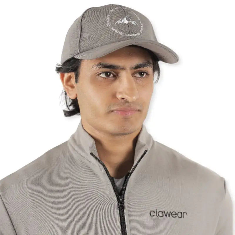 Clawear Unisex Oak Baseball Cap - Grey - Headwear