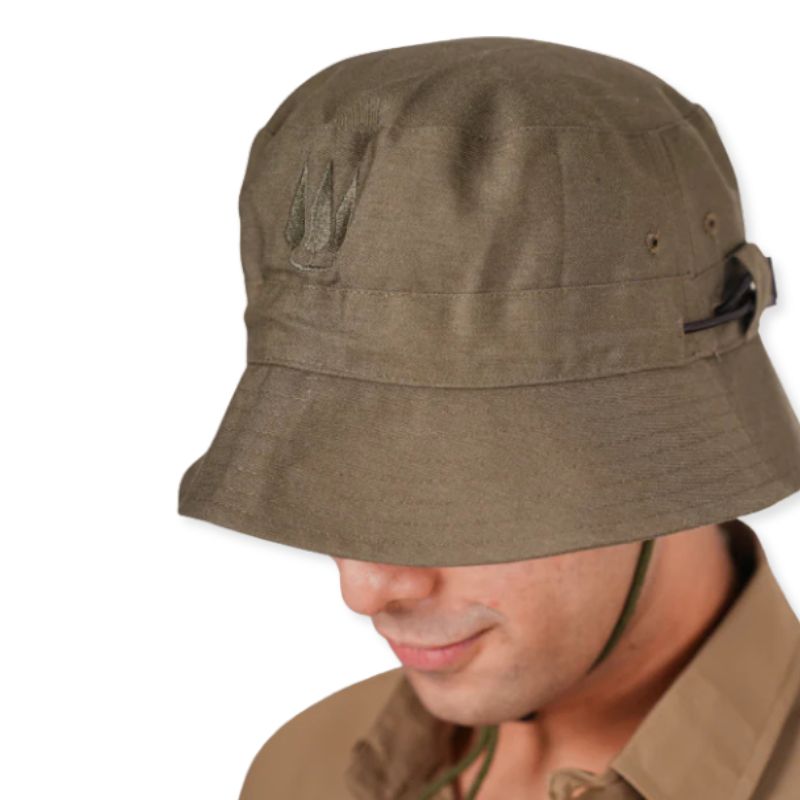 Clawear Unisex Pine Bucket Hat with Drawstring - Headwear