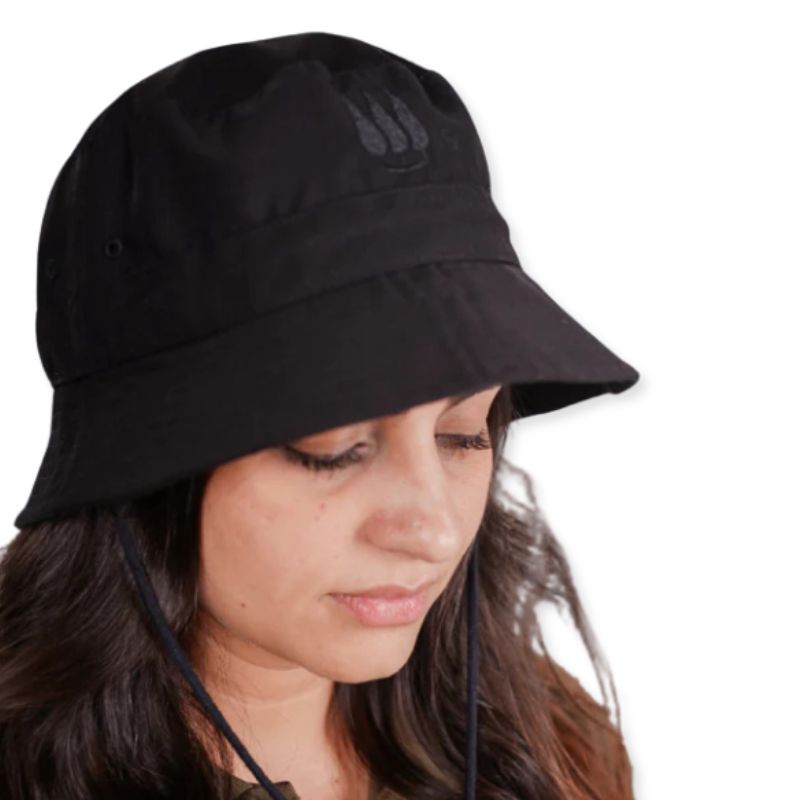 Clawear Unisex Pine Bucket Hat with Drawstring - Headwear