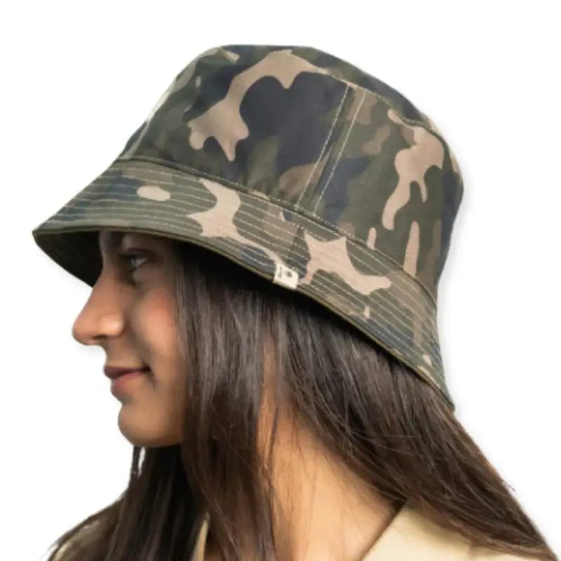 Clawear Unisex Pine Bucket Hats- Reversible Camo - Camo - Headwear