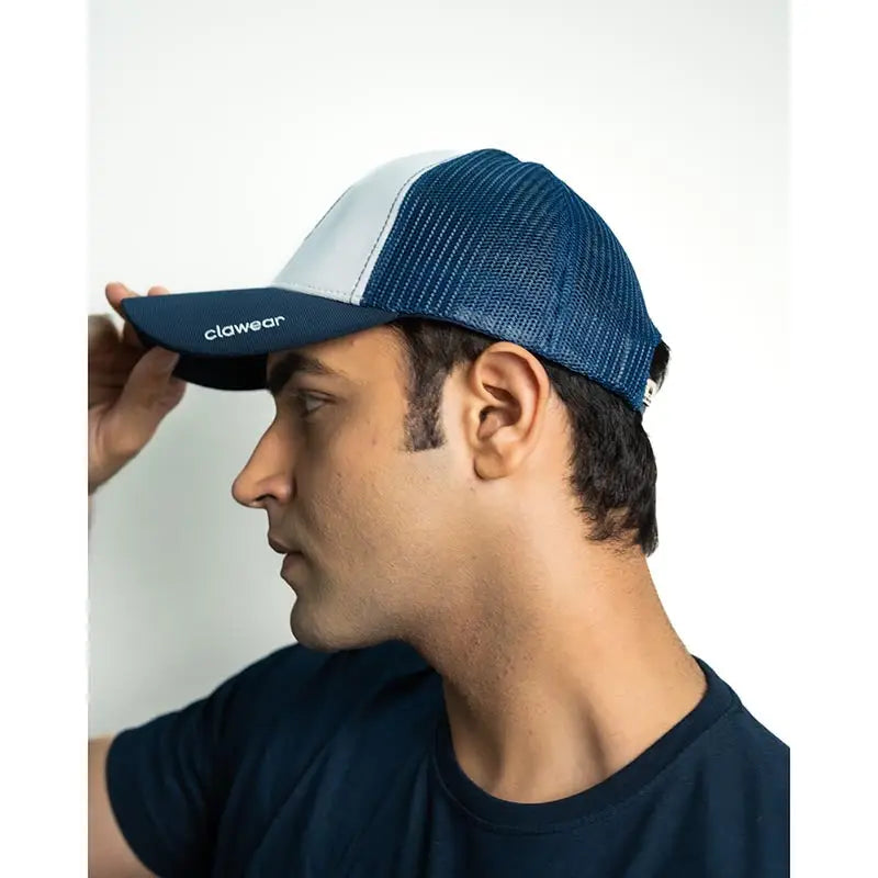 Clawear Unisex Teak Trucker Cap with Breathable Mesh - Headwear