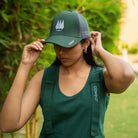 Clawear Unisex Teak Trucker Cap with Breathable Mesh - Headwear