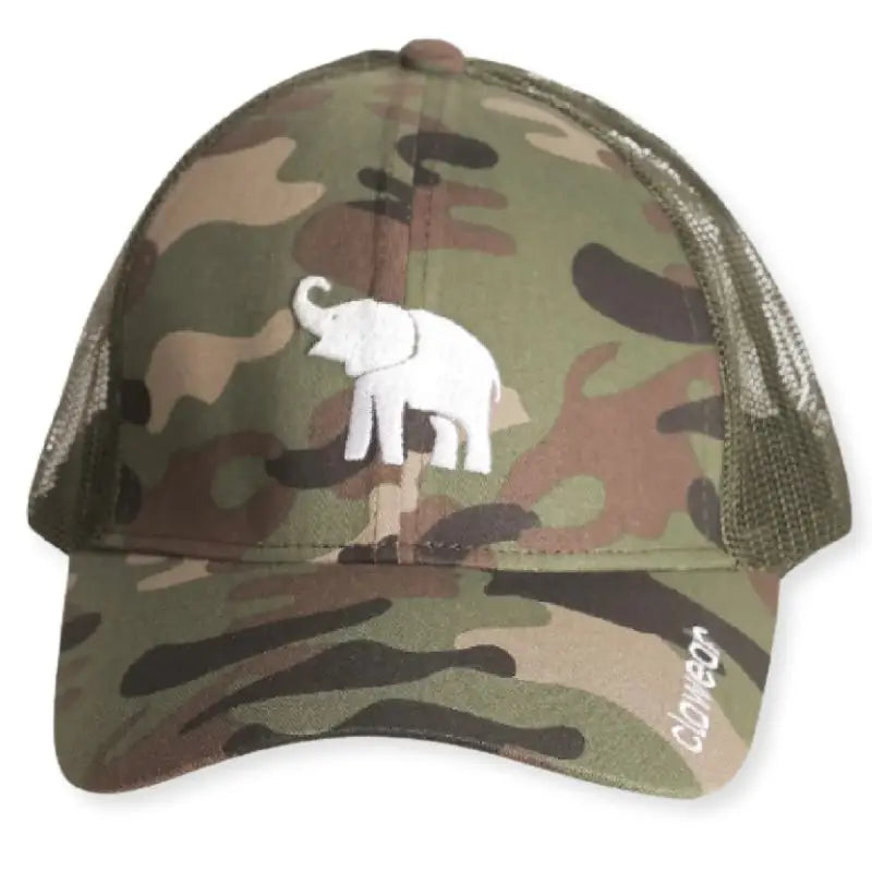 Clawear Unisex Teak Trucker Cap with Breathable Mesh - Headwear