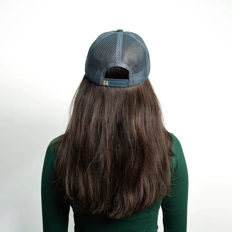 Clawear Unisex Teak Trucker Cap with Breathable Mesh - Headwear