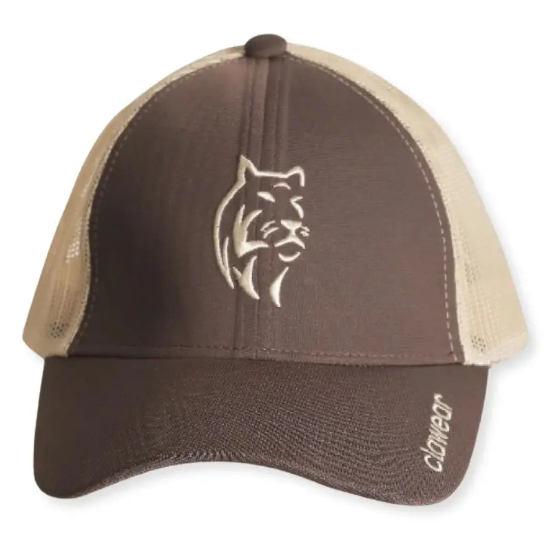 Clawear Unisex Teak Trucker Cap with Breathable Mesh - Headwear