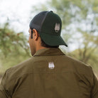 Clawear Unisex Teak Trucker Cap with Breathable Mesh - Headwear