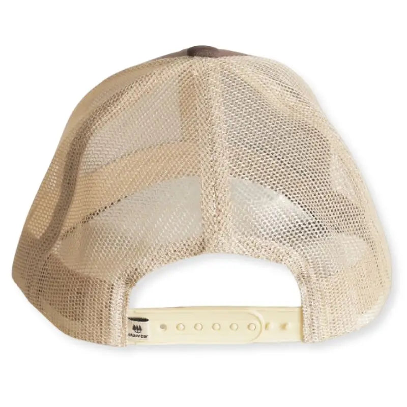 Clawear Unisex Teak Trucker Cap with Breathable Mesh - Headwear