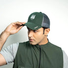 Clawear Unisex Teak Trucker Cap with Breathable Mesh - Headwear