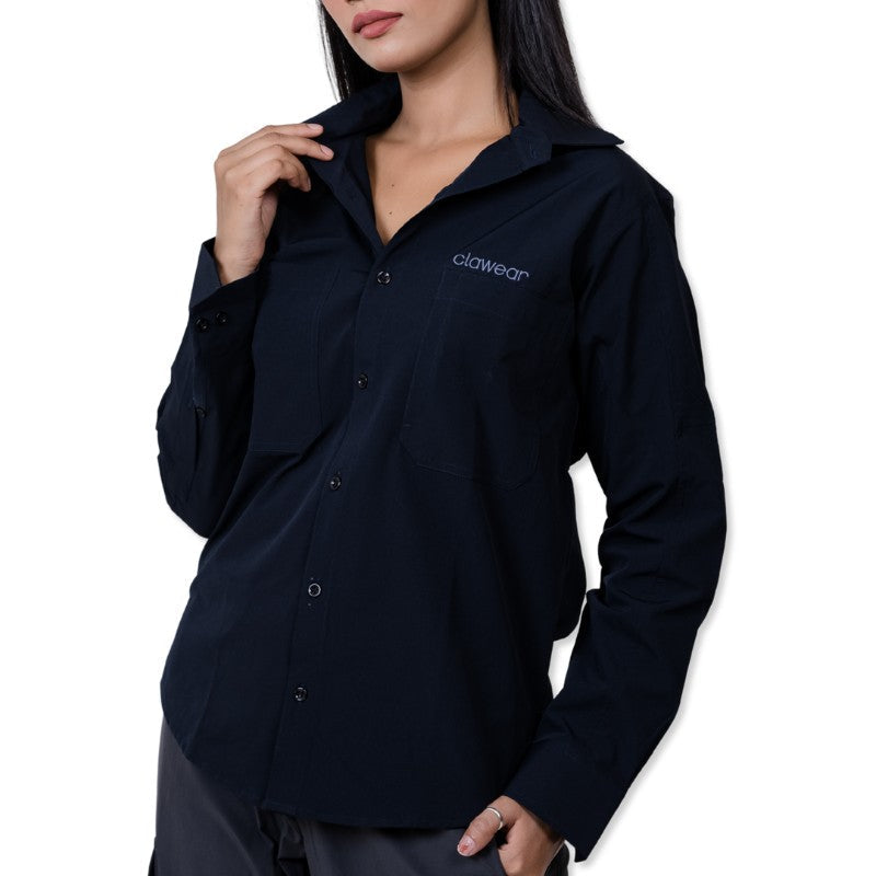 Clawear Women’s Andaman Airvent Full Sleeve Shirt - Navy / S - Shirt