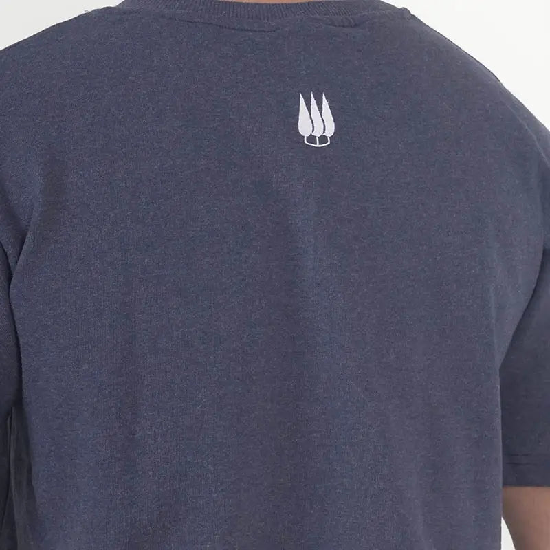 Blue Clawear Women's Hemis T-shirt displayed flat, showcasing its casual fit and soft fabric for comfortable everyday wear.
