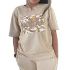 Clawear Women's Hemis T-shirt, casual fit, white color, soft fabric, front graphic design, short sleeves, everyday wear.