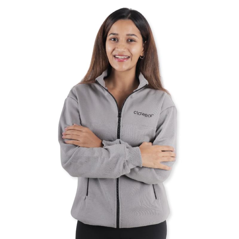 Clawear Women’s Himalayan Full Zipper Jacket - Grey / S - Winter Jacket