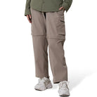 Clawear Women's Kuno Convertible Cargo Pants in black, featuring multiple pockets and adjustable hems, suitable for casual wear.