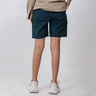 Clawear Women's Mara Cargo Shorts in green, featuring multiple pockets and a relaxed fit for casual wear.