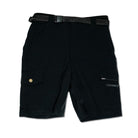 Clawear Women's Mara Cargo Shorts in black, featuring multiple pockets and a casual fit, designed for comfortable wear