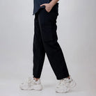 Clawear Women's Masai Cargo Pants in black, featuring multiple pockets and a relaxed fit, suitable for casual wear.