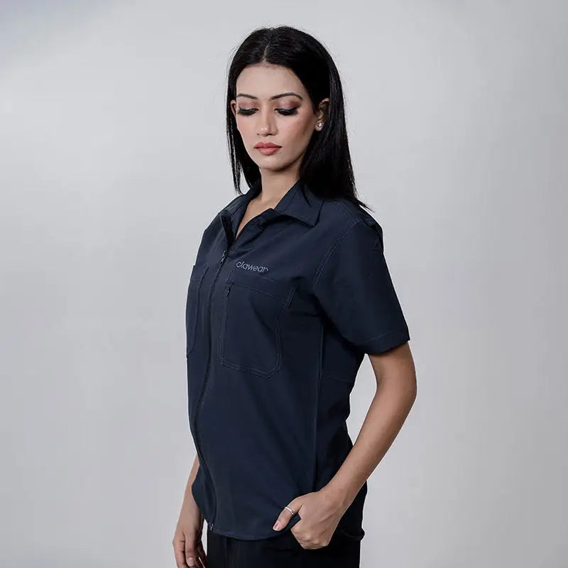 Clawear Women’s Nicobar Airvent Half Sleeve Shirt - Shirt