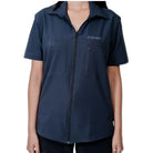 Clawear Women’s Nicobar Airvent Half Sleeve Shirt - Dark Grey / S - Shirt