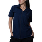Clawear Women’s Nicobar Airvent Half Sleeve Shirt - Navy / S - Shirt