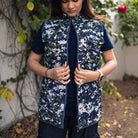 Clawear Women’s Sariska Quilted Camo Half Jacket - Vest Jacket
