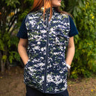 Clawear Women’s Sariska Quilted Camo Half Jacket - Vest Jacket