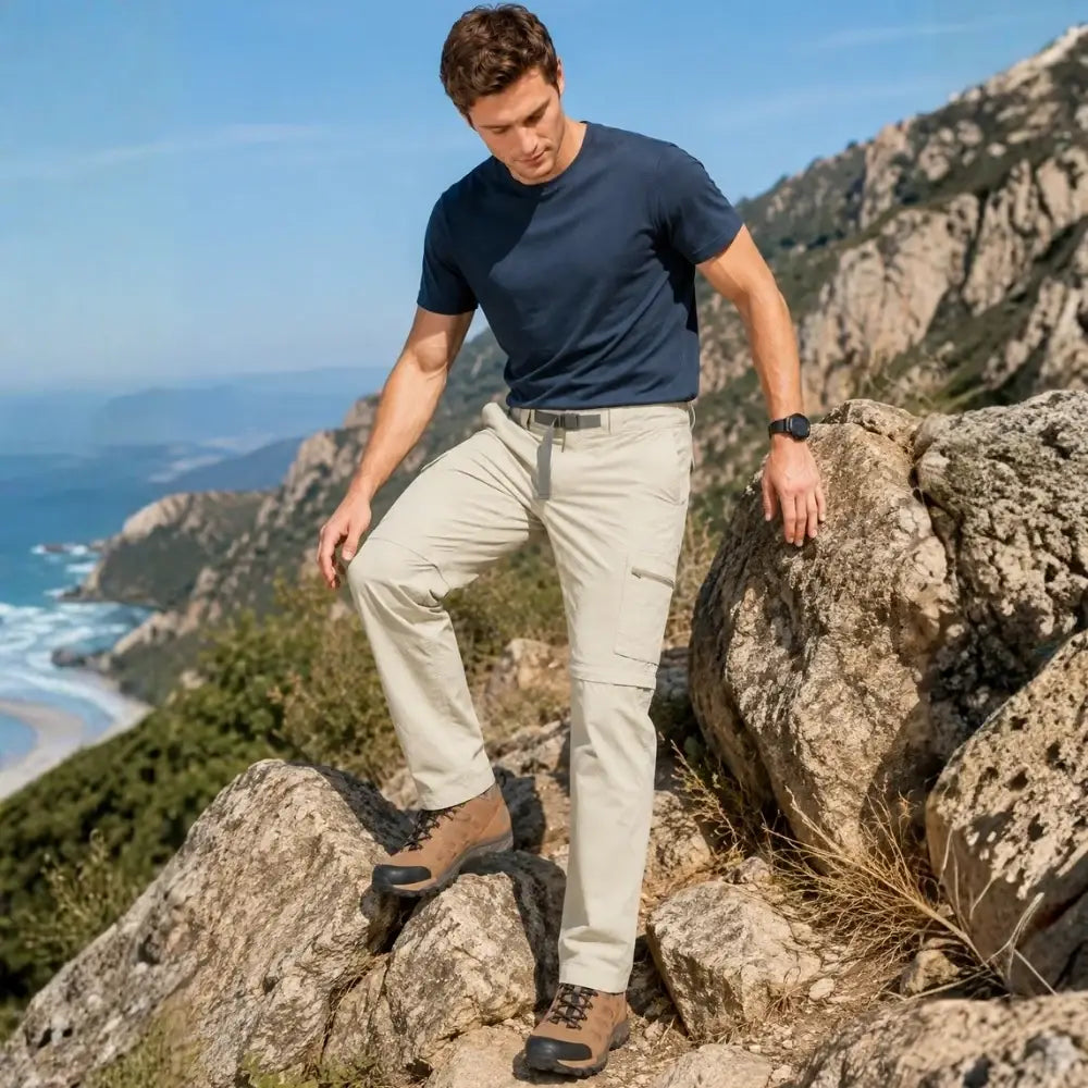 Eddie Bauer Men’s Pathfinder 2-in-one 6-pocket Cargo Pant - Cargos and Pants