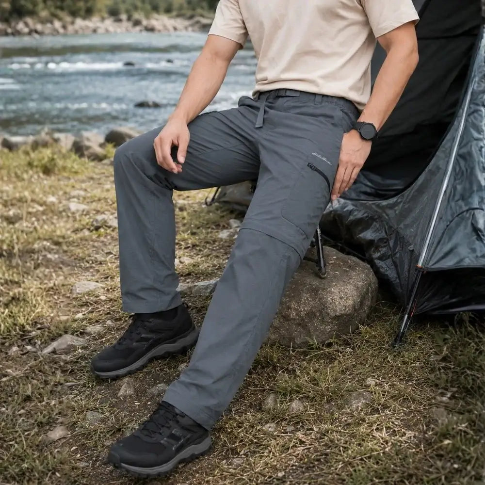 Eddie Bauer Men’s Pathfinder 2-in-one 6-pocket Cargo Pant - Cargos and Pants