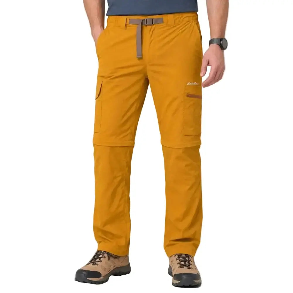 Eddie Bauer Men’s Pathfinder 2-in-one 6-pocket Cargo Pant - Rust / 30 - Cargos and Pants