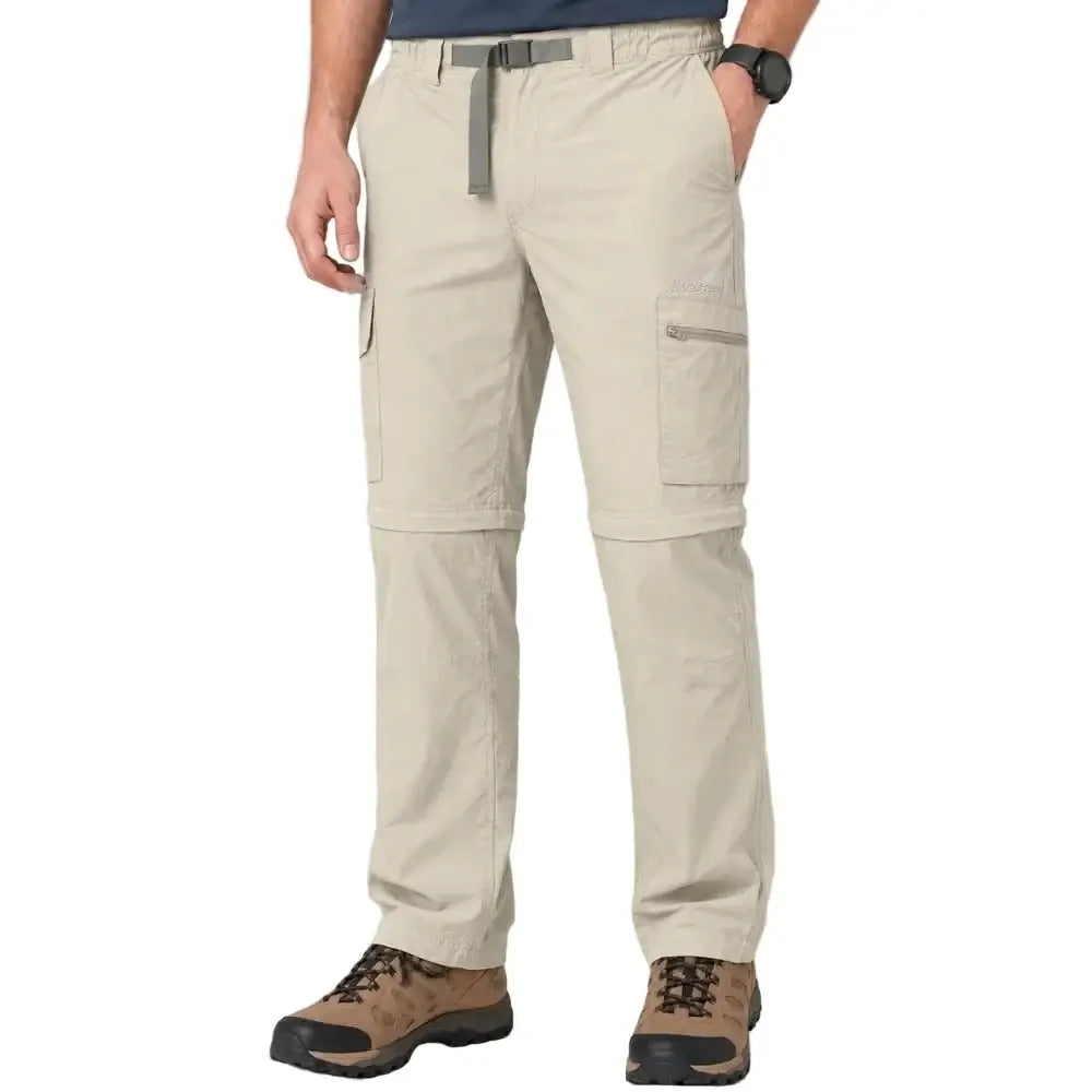 Eddie Bauer Men’s Pathfinder 2-in-one 6-pocket Cargo Pant - Sand / 30 - Cargos and Pants