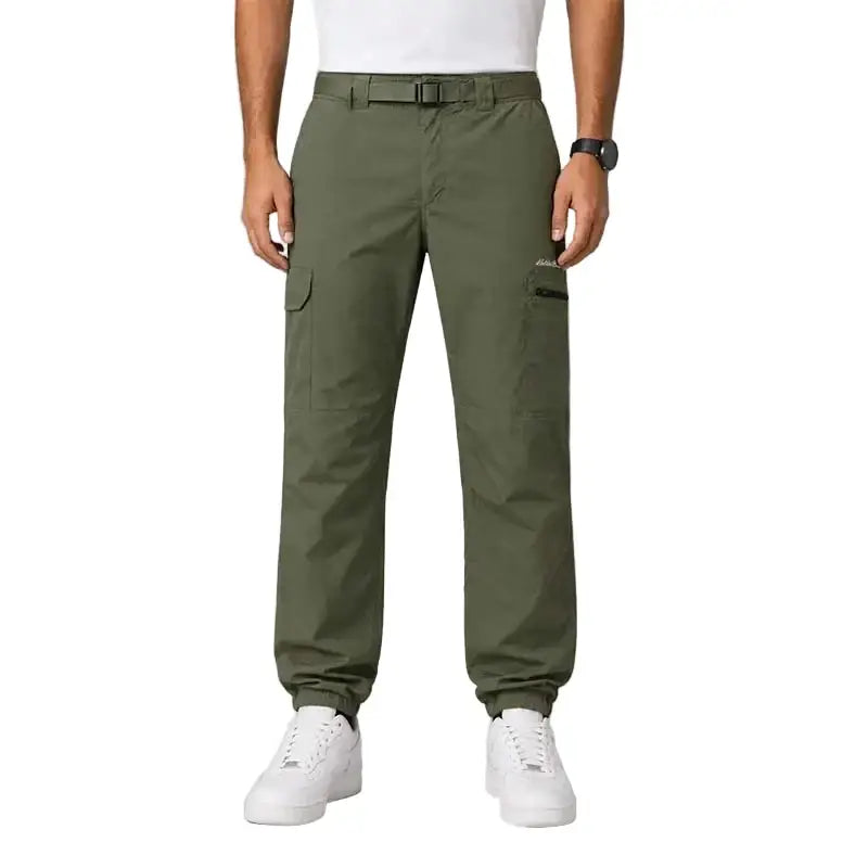 Eddie Bauer Men’s Pathfinder 6-pocket Water-resistant Cargo Pant - Military Olive / 30 - Cargos and Pants