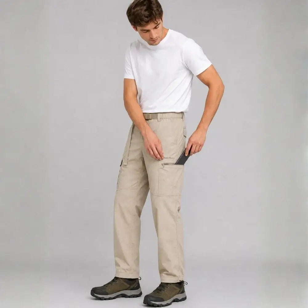 Eddie Bauer Men’s Pathfinder 6-pocket Water-resistant Cargo Pant - Cargos and Pants