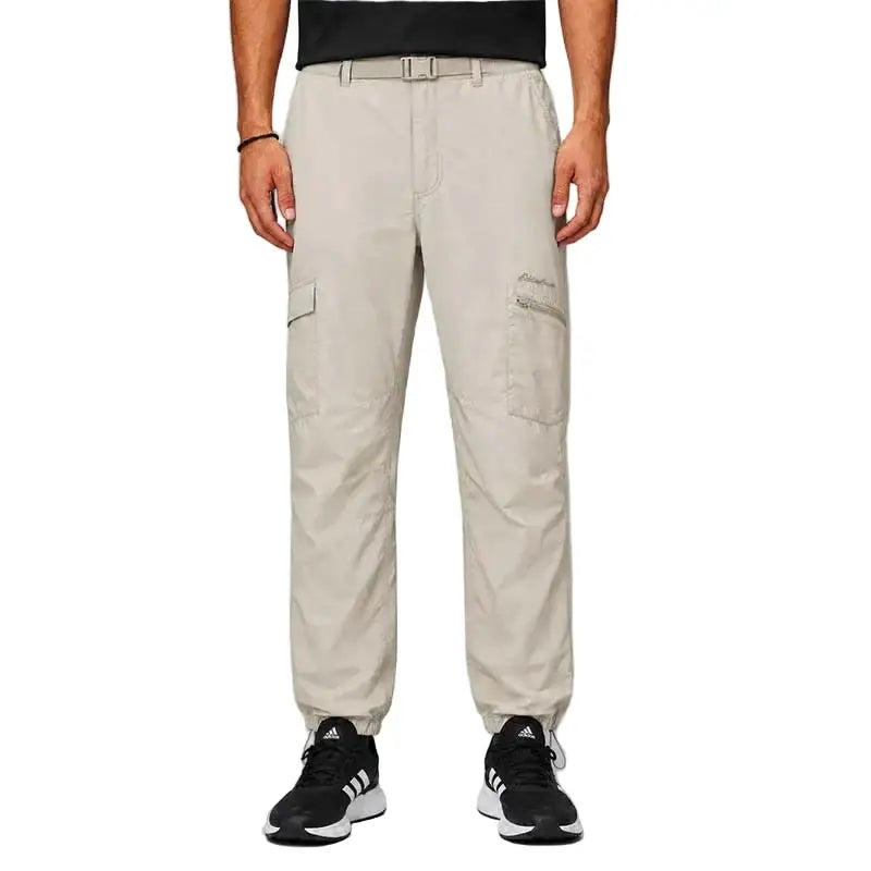 Eddie Bauer Men’s Pathfinder 6-pocket Water-resistant Cargo Pant - Fawn / 30 - Cargos and Pants